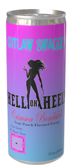 16 oz Hell on Heels Crimson Bombshell Energy Drink (6 pack) Pre-Order