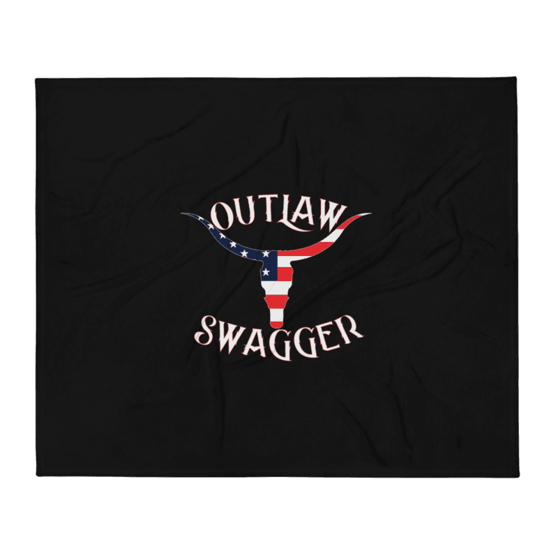 Outlaw Swagger 50" x 60" Couch Throw Blanket