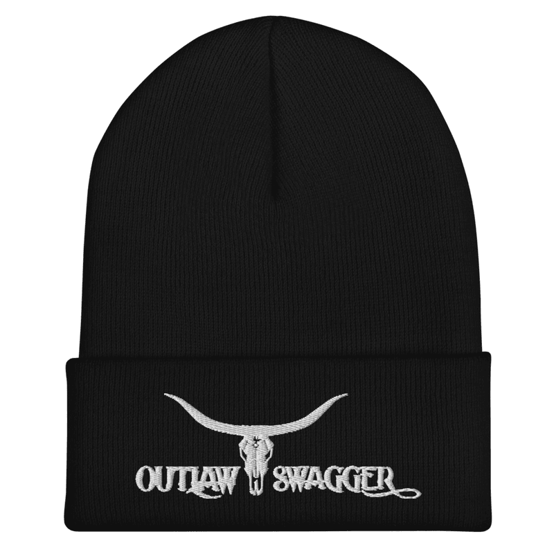 Deadwood Embroidered Beanie - Dark – Outlaw Swagger Beanie